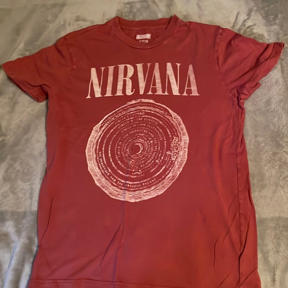 Nirvana band tee American eagle